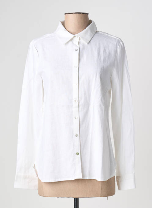 Cămașă croială cambrată mâneci lungi alb ESPRIT DE LA MER femme