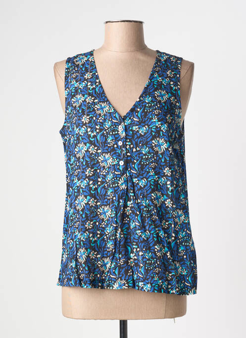 Top imprimeu fantezie fără mâneci albastru ESPRIT DE LA MER femme