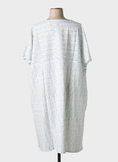 Rochie midi mâneci scurte mâneci scurte alb ESPRIT DE LA MER femme