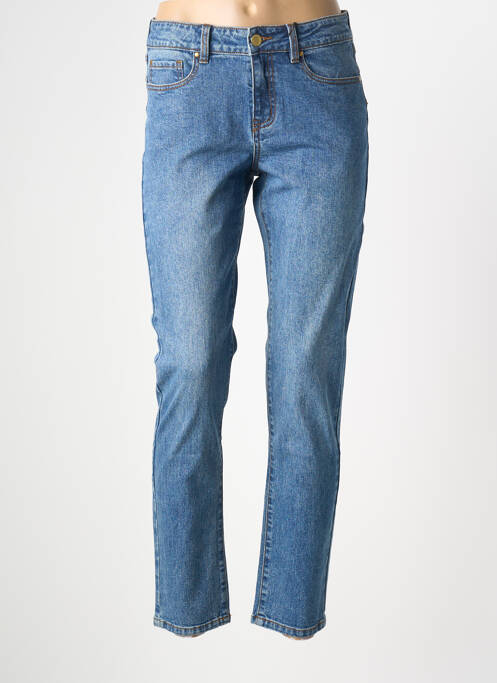 Blugi cu croială slim elasticitate mărime normală albastru ÉTYMOLOGIE femme