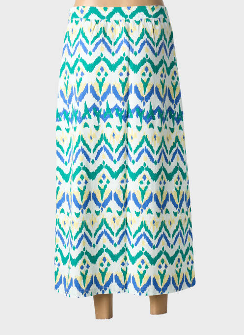 Fustă lungă imprimeu fantezie alb ÉTYMOLOGIE femme