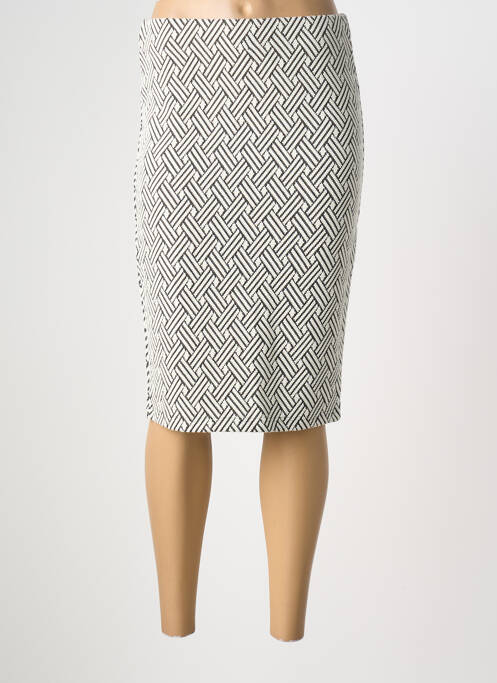 Fustă midi mărime normală alb ÉTYMOLOGIE femme