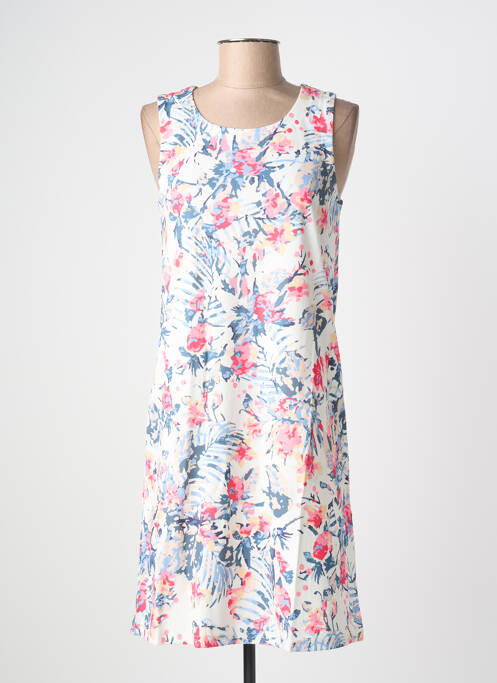 Rochie midi imprimeu fantezie fără mâneci alb ESPRIT DE LA MER femme