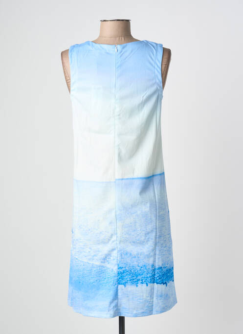 Rochie midi imprimeu fantezie fără mâneci albastru ESPRIT DE LA MER femme