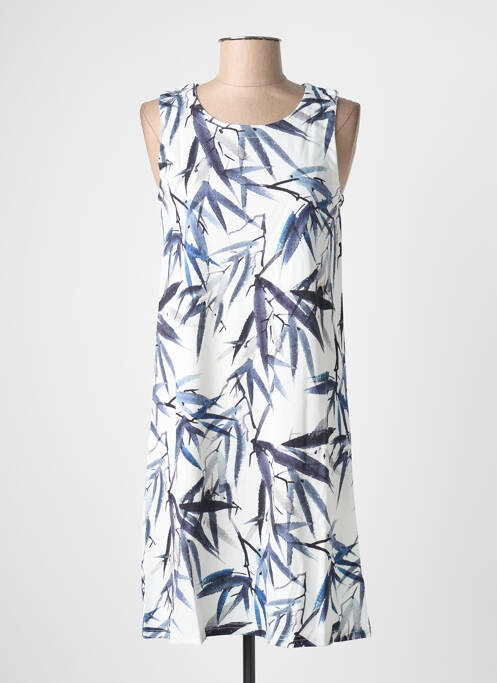 Rochie midi imprimeu fantezie fără mâneci albastru ESPRIT DE LA MER femme