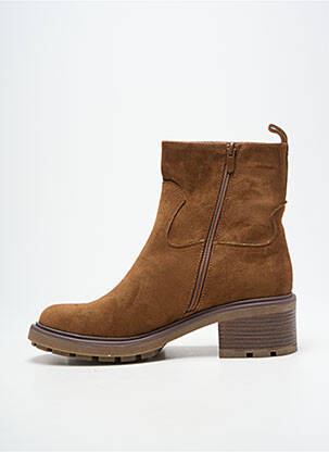 Botine/ghete toc mic toc de 4 la 6 cm maro FINDLAY femeie