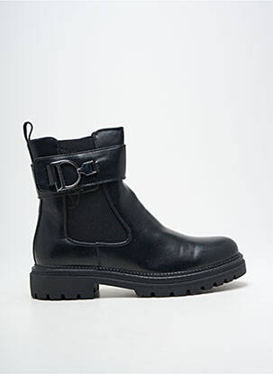 Botine/ghete toc mic toc plat până la 3 cm negru ERYNN femeie