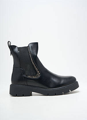 Botine/ghete toc mic toc de 4 la 6 cm negru ERYNN femeie