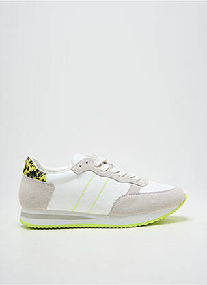 Adidași vârf rotund toc plat până la 3 cm alb FINDLAY femme