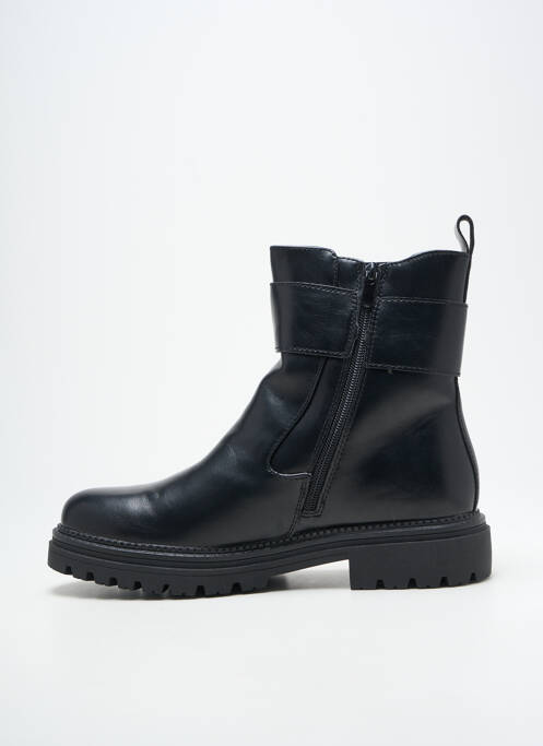 Botine/ghete toc mic toc plat până la 3 cm negru ERYNN femme