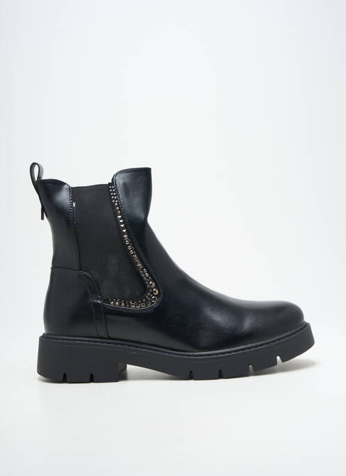 Botine/ghete toc mic toc de 4 la 6 cm negru ERYNN femme