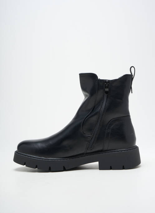 Botine/ghete toc mic toc de 4 la 6 cm negru ERYNN femme