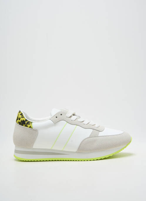 Adidași vârf rotund toc plat până la 3 cm alb FINDLAY femme