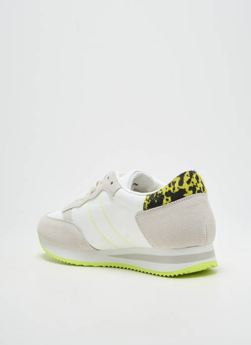 Adidași vârf rotund toc plat până la 3 cm alb FINDLAY femme