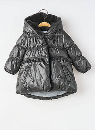 Geacă matlasată negru 3 POMMES fată