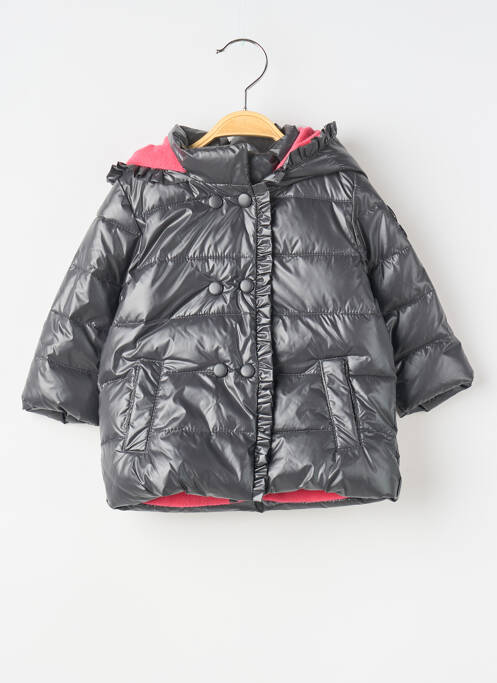 Geacă matlasată gri 3 POMMES fată