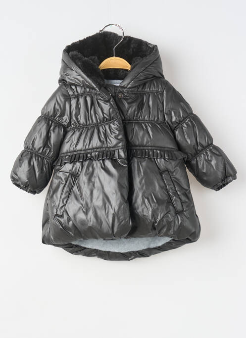 Geacă matlasată negru 3 POMMES fată