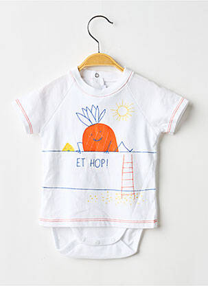 Body alb ABSORBA băiat