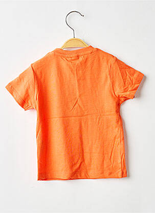Tricou elasticitate mâneci scurte portocalie 3 POMMES băiat