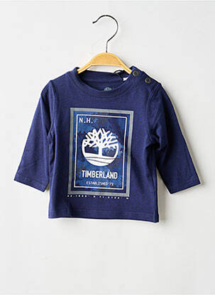 Tricou mâneci lungi mâneci lungi albastru TIMBERLAND băiat