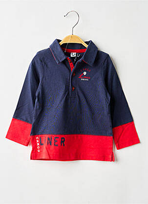 Polo albastru 3 POMMES băiat
