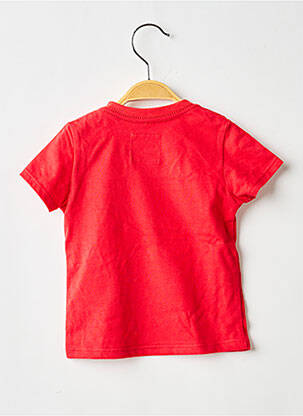Tricou serigrafie flockată mâneci scurte roșu LEVI'S băiat