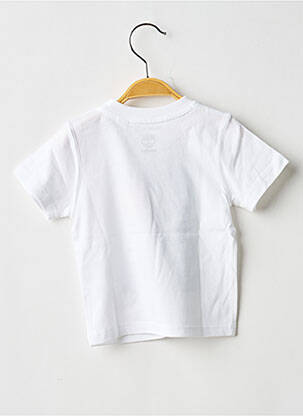 Tricou serigrafie flockată mâneci scurte alb TIMBERLAND băiat