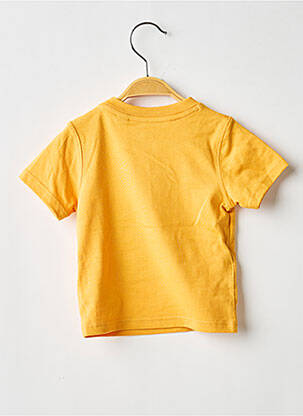 Tricou serigrafie flockată mâneci scurte galben TIMBERLAND băiat