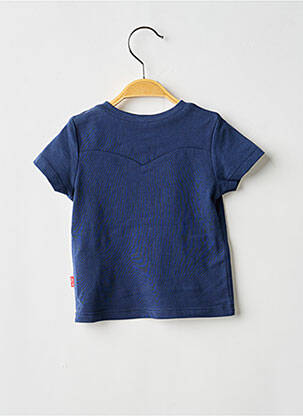 Tricou serigrafie flockată mâneci scurte albastru LEVI'S băiat