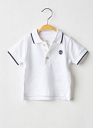 Polo croială dreaptă mâneci scurte alb TIMBERLAND băiat