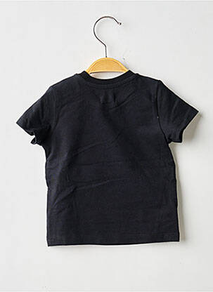 Tricou serigrafie flockată mâneci scurte negru CATIMINI băiat