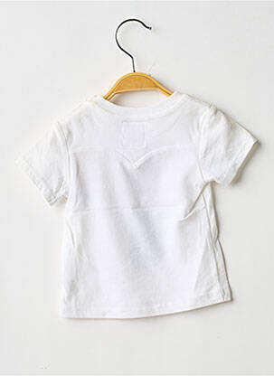 Tricou serigrafie flockată mâneci scurte alb LEVI'S băiat