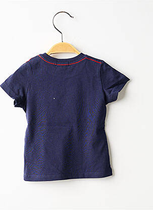 Tricou serigrafie flockată mâneci scurte albastru ABSORBA băiat