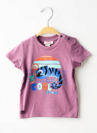 Tricou țesătură jersey mâneci scurte violet CATIMINI băiat