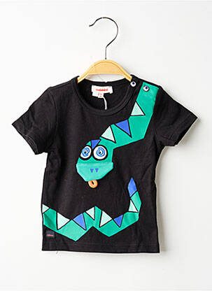 Tricou elasticitate mâneci scurte negru CATIMINI băiat