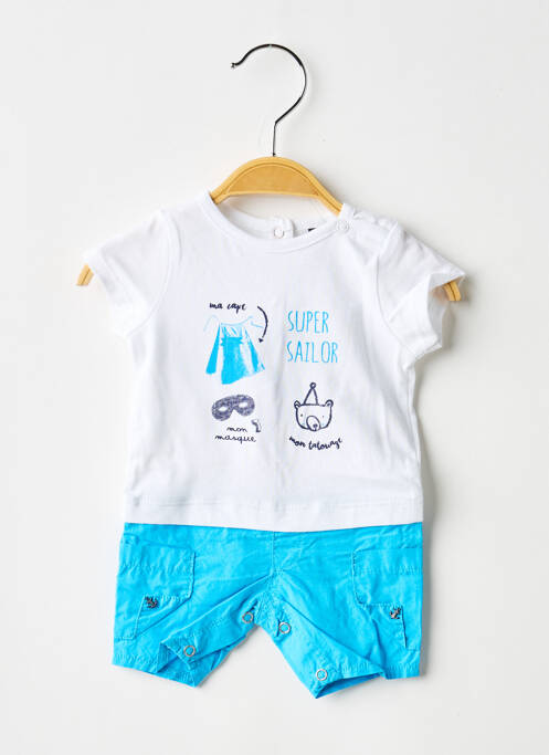 Salopetă scurtă albastru 3 POMMES băiat