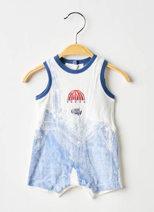 Salopetă scurtă alb 3 POMMES băiat