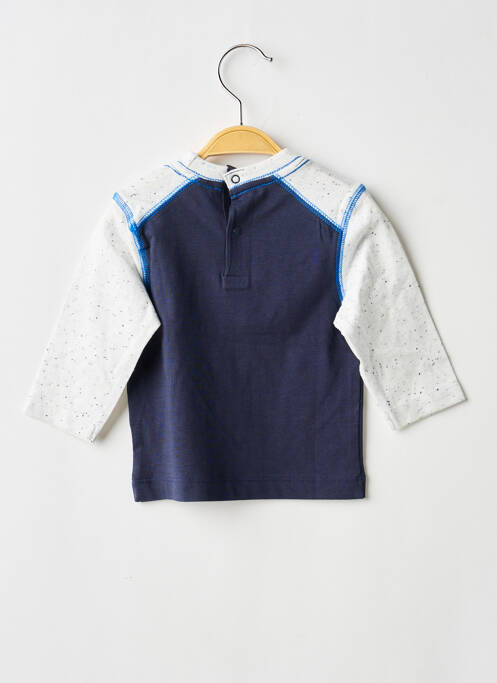 Tricou albastru 3 POMMES băiat