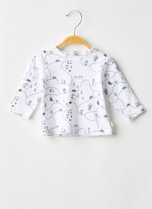 Tricou alb CARREMENT BEAU băiat