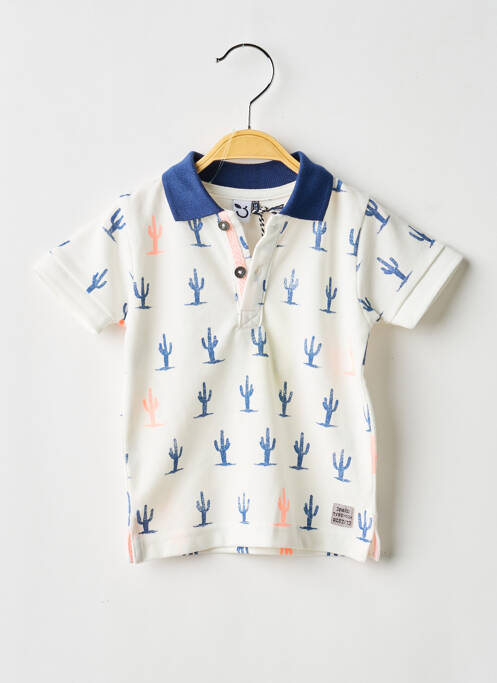 Polo alb 3 POMMES băiat