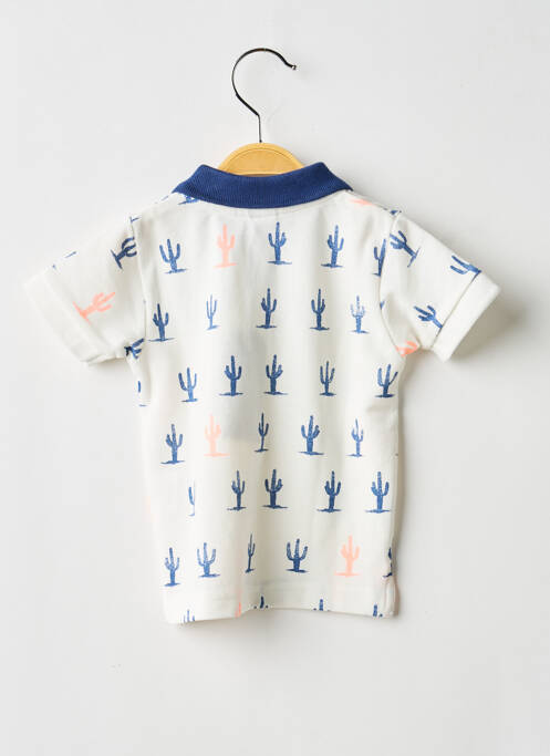 Polo alb 3 POMMES băiat