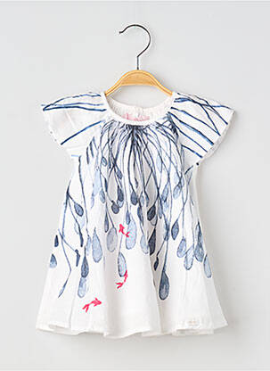 Rochie midi alb CATIMINI fată