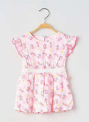 Rochie midi mâneci scurte mâneci scurte roz BILLIEBLUSH fată