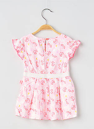 Rochie midi mâneci scurte mâneci scurte roz BILLIEBLUSH fată
