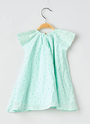Rochie midi mâneci scurte mâneci scurte verde CATIMINI fată