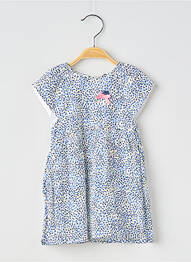 Rochie midi mâneci scurte mâneci scurte albastru 3 POMMES fille