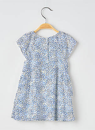 Rochie midi mâneci scurte mâneci scurte albastru 3 POMMES fată