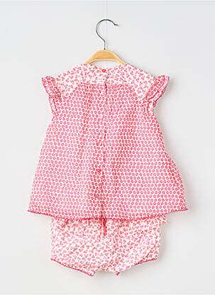 Set șort țesătură poplin roșu ABSORBA fată