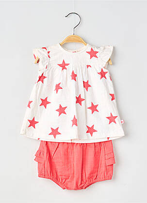 Set șort roșu ABSORBA fată