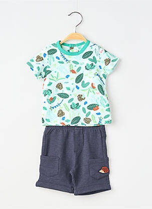 Set șort verde CATIMINI băiat